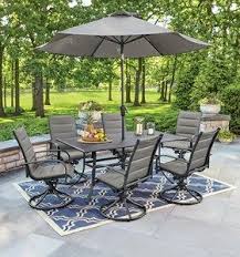 Living Accents 7 Pc Dining Set Neutral Ace Hardware Patio Garden Patio Furniture Patio Set