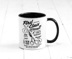 First Class Barber Shop Mug Gift For Him Coffee Mug Barber Gifts Giftforboss Colouredhandlemug Barbergifts Mugs Travelm Mugs Coffee Mugs Gifts For Him