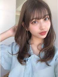 afloat 垢抜けシースルーバング透明感ベージュカラー l062300554 アフロート ディル afloat d l のヘアカタログ ホットペッパービューティー ヘアスタイリング シースルーバング ボブ 髪型