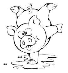 I just received this money savvy pig and the cute little stinker has been smiling at me from my shelf all week. Cute Pig Coloring Pages For Toddlers Paginas Para Colorear Dibujos Cerdo Dibujo