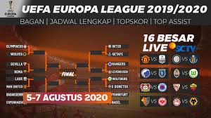 Hasil drawing / undian 16 besar liga champions dan jadwal big match ucl. Bagan Jadwal Terbaru Liga Europa Babak 16 Besar Leg 2 Live Sctv Live Man United Vs Lask Youtube