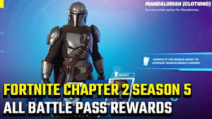 Fortnite chapter 2's fifth season has added bounties for you to complete, so here's a guide explaining how it all works. All Fortnite Chapter 2 Season 5 Battle Pass Rewards Tiers 1 100 Unlocks Gamerevolution