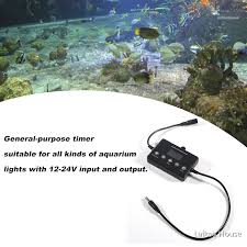 Fish Tank Light Sunrise And Sunset Timer Fish Tank Light Controller T1 Aquarium Light Controller 3 100w 12 24v Timing Dimming Lightings Aliexpress