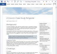 19 Case Study Templates (MS Word) + How to Write Tutorial ...