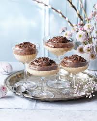 Double Layer Custard And Chocolate Mousse Delicious Magazine Recipe Chocolate Mousse Chocolate Mousse Recipe Mousse Recipes
