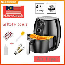 A fan circulates hot air at high speed. Buy Ready Stock Msia Air Fryer 2 5l Seetracker Malaysia