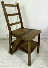 Choose from 30+ antique ladderback chairs, prices from £150 to £3,250. Early 20th Century French Library Metamorphic Step Ladder Chair For Sale At Pamono