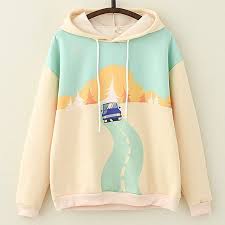 Cartoon Car Highway Light Yellow Hoodie Really Want To Travel If You Like You Can Click On Our Website Shop At Bio Link Product Id Mk0952 Thời Trang Hoodie