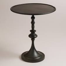 Metal Tristan Pedestal Table Pedestal Table Pedestal Side Table Metal Side Table