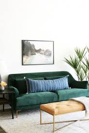 Large living room with awesome drum pendant lights; 20 Green Sofa Living Room Magzhouse