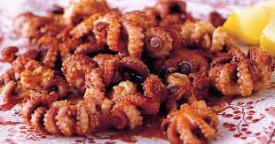 Chargrilled Octopus Recipe Octopus Recipes Fried Baby Octopus Recipe Squid Recipes