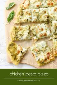 Chicken Pesto Pizza Recipe Chicken Pesto Pizza Pesto Pizza Yum Yum Chicken