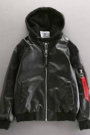 Tij Mandals Two Pieces Synthetic Leather Jacket Jackets Leather Jacket Trench Coat Mafia