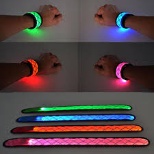 Cozy Glowcity Led Light Up Slap Slap Bracelets Glow Stick Party Glow In Dark Party Glow Birthday Party