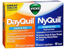 Vicks Dayquil Nyquil Cold Flu Multi Symptom Nighttime Relief Liquicaps 48ct