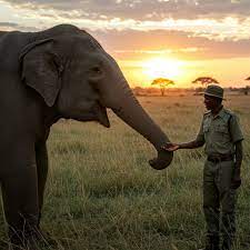 The Elephant Who Never Forgot In the wild plains of Africa, a young  elephant named Lumo once lost his mother to poachers. For days he wandered,  weak and afraid, until rangers rescued