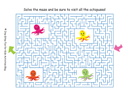 free ocean animals printable mazes for kids kids activities blog