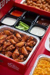 Red Robin Catering Now Featuring The New Wing Sauce Bar Kids Options And More Gourmet Burger Bar Red Robin Catering Wedding Buffet Food