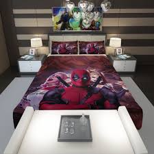 High quality deadpool gifts and merchandise. Deadpool And Harley Quinn Artwork Comforter Ebeddingsets