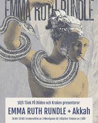 Digital Poster For Emma Ruth Rundle Gig In Stockholm May 10th 2017 All Black Cat Emma Ruth