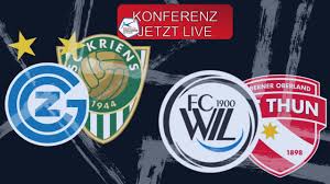 Deep stats with tables, results and fixtures from switzerland brack.ch challenge league 2020/2021. Fc Wil Vs Fc Thun Und Gcz Vs Sc Kriens Brack Ch Challenge League Runde 36 Konferenz Livestream Youtube