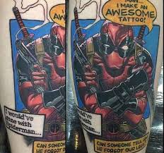 Unlike the other superheroes is less severe and has a. Geniale Deadpool Tattoos Tattoo Spirit
