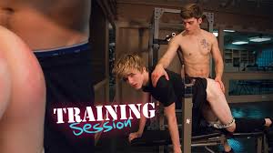 Spank This!: Blake Mitchell Spanks Jamie Ray in Training Session - WAYBIG