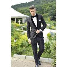 Mens Suits Designer Black Tuxido Suit Manufacturer From Pune