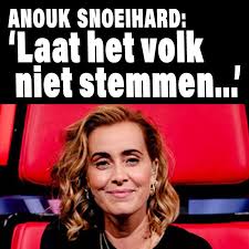 Kirsten uit team sanne zingt het nummer 'birds' van anouk in de tweede liveshow. Anouk Vindt Televoting Van The Voice Een Fout Format Ditjes Datjes