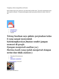 Teks Pidato Perpisahan Kelas 6 Singkat Berbagai Teks Penting Cute766