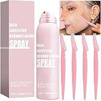 Amazon.com: Hair Identifier Spray for Face Shaving,Moisturizing and Skin  Care Dermaplaner Spray, Glow Reveal Face Spray for Face Dermaplaning, Skin  Dermaplaning Spray for Face (1pc) : Beauty & Personal Care