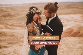 How to write your own. How To Write Wedding Vows With Our Free Wedding Vow Template