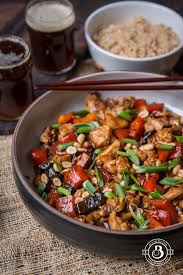 Kung Pao Porter Chicken The Beeroness In 2020 Chicken Cooking With Beer Chinese Cooking