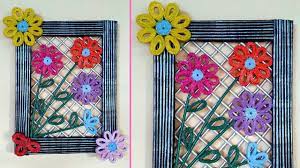 Diy Newspaper Craft Idea Newspaper Wall Decor Best Reuse Ideas For Home Decor Youtube Newspaper Crafts Diy Newspaper Diy Home Crafts