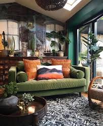 Bohemain Stylish Home Decoration Love The Sofa Teal Accent Wall Plants Cacti Home Living Room Decor Decor
