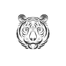نمر الوجه مثال على التصميم خلاصة العدوان عدوانية Png والمتجهات للتحميل مجانا Face Illustration Tiger Face Illustration Design