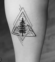Pin By Elizabeth Herzig On Tattoos Tree Tattoo Forearm Geometric Tattoo Triangle Tattoos
