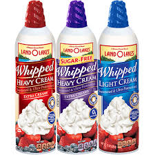 Today, let's talk all about whipping creams and whipped creams in india. Aerosol Whipped Cream Land O Lakes