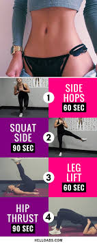 These 4 Exercises Gives You A Smaller Waistline And Bigger Hips Fast Hello Abs Bigger Hips Workout Small Waist Workout Hip Workout
