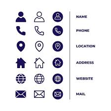Download Icons Pack For Business Card For Free In 2020 Vector Free Business Card Icons Free Business Cards