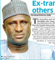 Ex-transport minister Umar, others ditch PDP for APC