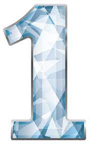 Crystal Number One Png Clipart Image Clip Art Free Clip Art Baby Boy Birthday Themes