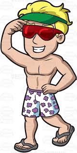 A Man Exploring The Beach Beach Cartoon Cartoon Character Design References