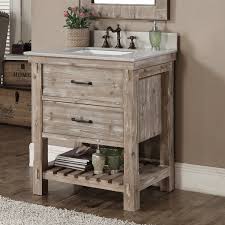 Only lost a point for the price. Accos 30 Inch Rustic Bathroom Vanity With Matching Wall Mirror
