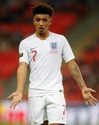 Jadon sancho reveals poetic tattoo is tribute to his late. Jadon Sancho Watch England Starlet Should Have Been A Bag Of Nerves But Playing In Front Of 80000 At Dortmund Has Be Sancho England Football Players Dortmund