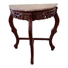 Vintage Asian Marble Top Accent Table Marble Top Accent Table Antique End Tables Table