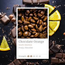 Our love for chocolate orange is no secret (just speak to caroline around easter if you need proof), so a chocolate orange coffee was always destined to be in the range. Chocolate Orange Flavoured Coffee Fuji Speciality Tea Coffee