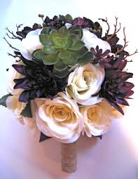 Check spelling or type a new query. Wedding Bouquets 17 Piece Package Bridal Silk Flowers Eggplant Plum Green Ebay