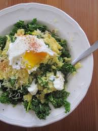 Polenta Chou Frise Kale œuf Poche Bonheur Recette Choux Kale Recette Chou Chou Kale Recette