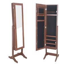 Nicetree full length mirror comes with a stand and and enough storage space for your jewelry. Free Standing Mirror Jewelry Cabinet Makeup Storage Box Full Length 115cm Ebay